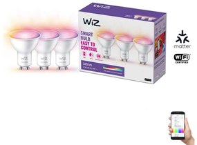 WiZ KÉSZLET 3x LED RGBW Dimmelhető izzó GU10/4,7W/230V 2200-6500K CRI 90 Wi-Fi -WiZ WI0128