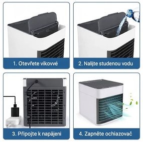 Mobil levegőhűtő CLIMORA 3 az 1-ben, szürke