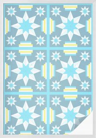 Ablakfólia öntapadós adatvédelem csillagos minta 100x146