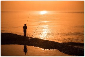 Poszterek 120x80 Fél naplemente