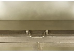 Szürke fém tálalószekrény 64x151x35 cm Monviso – Dutchbone