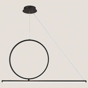 LED Csillár zsinóron LED/32W/230V 3000K fekete