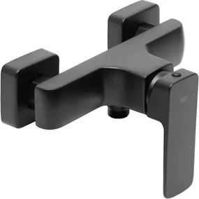 Zuhany csaptelep SAT Brevis zuhanyszett nélkül 150 mm fekete matt SATBSBRE268C
