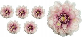 6x Dália Termékfej Ón Művirág Sírkőhöz otthonra