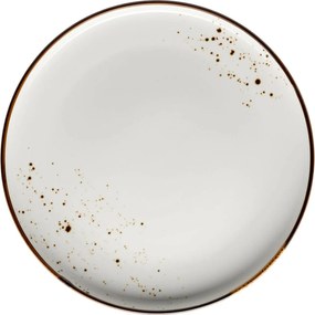 Mäser Sekély tányér Pintar Fehér barna pöttyök 27cm