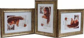 Veneto multikeretes Galéria 15x21 cm Hármas szint/függőleges/vízszintes Arany