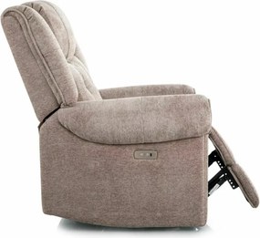 Parys Raven elektromos dönthető fotel sötétbézs