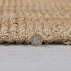 Jute barna juta szőnyeg, 120 x 170 cm - Flair Rugs