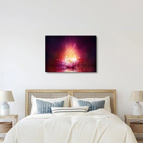 Lótuszvirág képe (70x50 cm)
