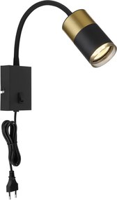 Fali Lámpa Fekete Matt BRISBON GLOBO-57850W