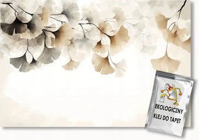 Fotótapéta Flizelina Növények Levelek Ginkgo Boho 152,5x104 ragasztó