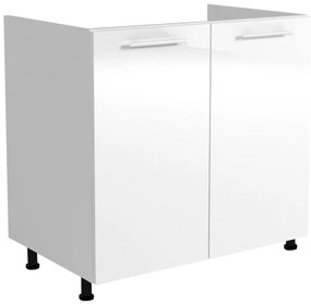Vento dk-80/82 mosogató szekrény magasfényű fehér