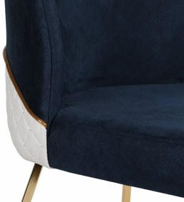 Madrid Dark Blue étkezőszék szett, 2 db, 2 db