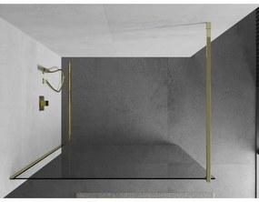 Mexen, Mexen Kioto zuhanykabin fala 180 x 200 cm, transzparens 8 mm, arany - 800-180-101-50-00