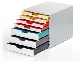 Irattároló, műanyag, 7 fiókos, DURABLE VARICOLOR&amp;reg; MIX 7, színes (DB762727)