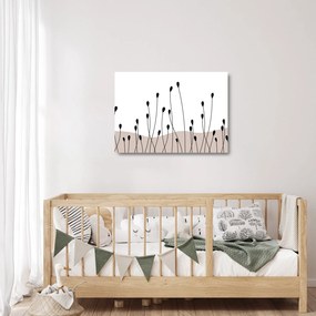Üveg kép - Grafikus rét N⁰1 (70x50 cm)
