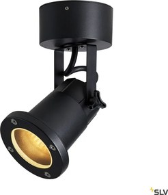 SLV 1002867 NAUTILUS Modern Kültéri Fali Lámpa Fekete GU10 IP54
