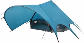 vidaXL Teepee Sátor 7 Személyes Kék és Szürke 600 x 600 x 347 cm