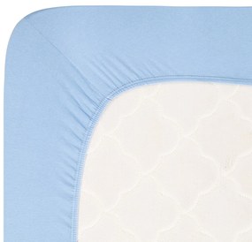 4Home jersey lepedő Luxury kék , 90 x 200 cm, 90 x 200 cm