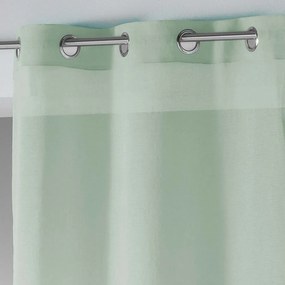 Világoszöld átlátszó függöny 140x240 cm Telma – douceur d'intérieur
