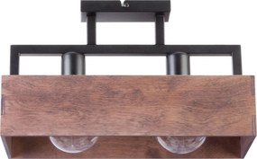 Sigma lighting modern mennyezeti lámpa dakota barna fekete sig31742