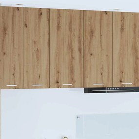 Függő szekrény Riga Artisan tölgy és fehér 40 x 31 x 80 cm