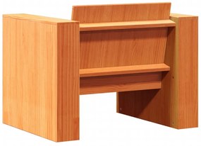 2 részes viaszbarna tömör fenyőfa kerti pihenőgarnitúra