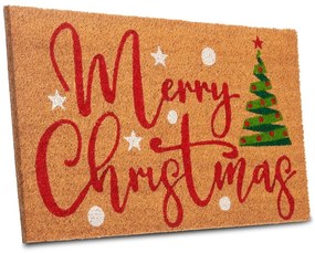 Kókuszrost lábtörlő karácsonyi mintával 40x70 cm Merry Christmas – Hanse Home