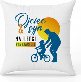 Jancsi párna 40x40 Fehér Apa És Fia Legjobb Barátok Többféle Minta