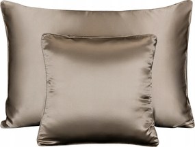 100% Selyem párnahuzat 70x80 párnahuzat Cafe Latte ágyneműhuzat