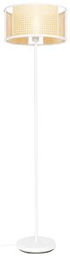 Keleti állólámpa fehér rattannal 40 cm - Akira
