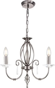 Elstead Lighting AEGEAN AG3-POL-NICKEL Csillár 3x60W/E14