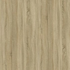 sonoma tölgy színű szerelt fa fali TV-szekrény 102x44,5x50 cm