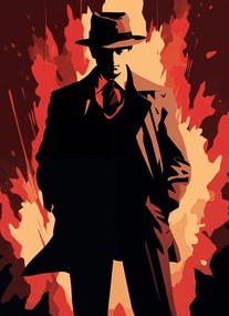 Poszter 40x55cm Rejtélyes detektív