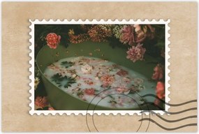 Poszterek 90x60 Tejfürdő Virágok