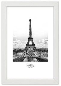 Gario Poszter Az ikonikus Eiffel-torony A keret színe: Fekete, Méret: 40 x 60 cm