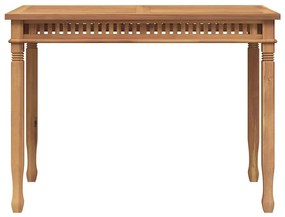 vidaXL tömör tíkfa kerti étkezőasztal 120 x 65 x 80 cm