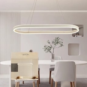 Brilagi - LED kábeles csillár PONDIE LED/45W/230V 80x30 cm fehér