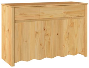 Oldalszekrény &quot;DRAMMEN&quot; 114x43x75,5 cm Tömör fenyő