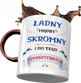 Bordó Adminisztrátor Bögre Szép Okos Szerény Nyomtatott Fotóval