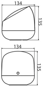 WiZ - LED RGBW Dimmelhető asztali lámpa SQUIRE LED/9W/230V 2200-6500K Wi-Fi