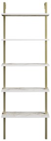 könyvespolc Piante - White, Gold