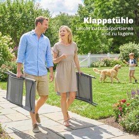 Outsunny Kerti bútor garnitúra, összecsukható ülőgarnitúra, 5 részes, asztal 4 légáteresztő székkel, fahatású