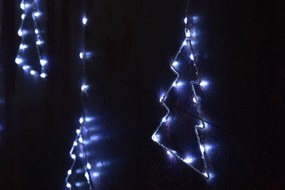 Függöny Girland 160 Karácsonyfa Fehér Hideg