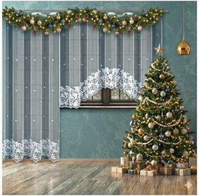 Erkély szett Erkély függöny szett Lengyel Gyártás Fehér kész függönyök