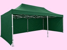 Party sátor 8 × 4 m PROFI HEXA, Zöld