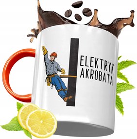 Narancssárga Bögre Villanyszerelőnek Tökéletes Ajándék fényképes nyomtatással