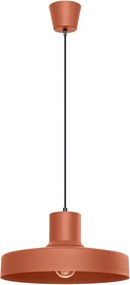 Narancssárga függőlámpa fém búrával Vito – Sollux