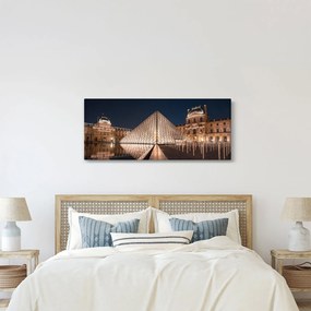 Kép - Louvre éjjel (120x50 cm)