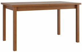 Asztal Victorville 122Égerfa, 78x80x140cm, Hosszabbíthatóság, Laminált forgácslap, Fa, Részben összeszerelt